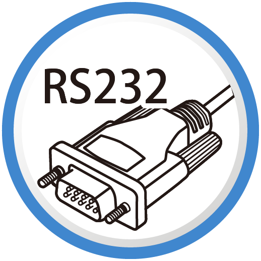 RS232Cと接続可能